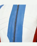 Overwatch Soldier 76 Video Game Leather Jacket Detailing