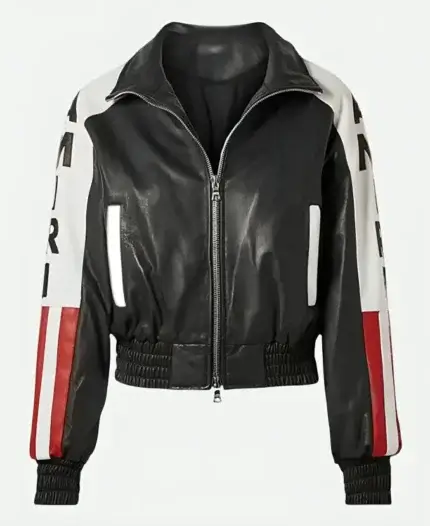 Power Book II Ghost Flag Leather Jacket