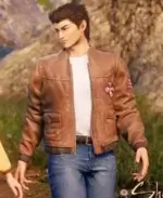 Shenmue III Corey Marshall Ryo Hazuki Brown Leather Jacket