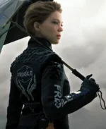 Video Game Death Stranding Fragile Express Blue Leather Jacket