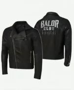 WWE Wrestler Finn Balor Club Black Leather Jacket