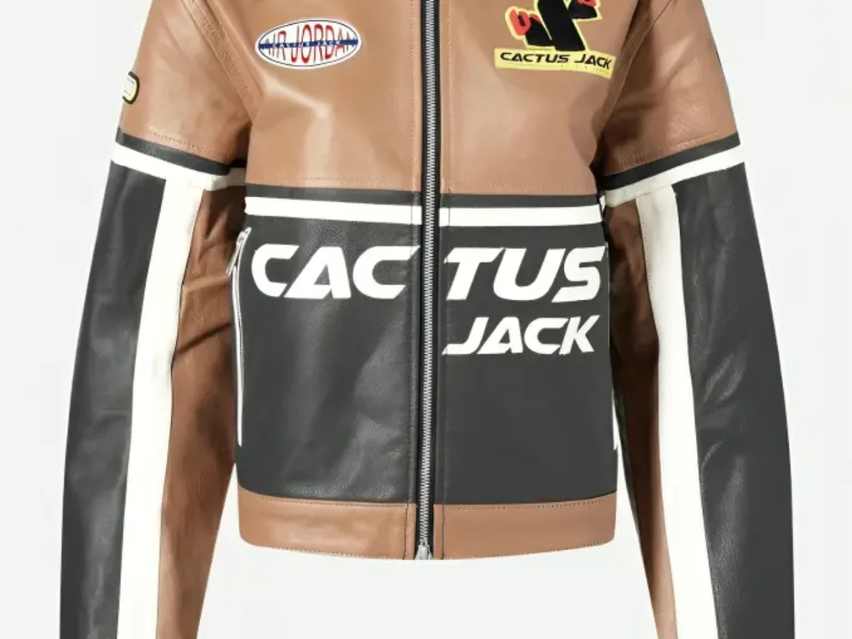Women Cactus Jack Leather Jacket | Women Cactus Jack Jacket