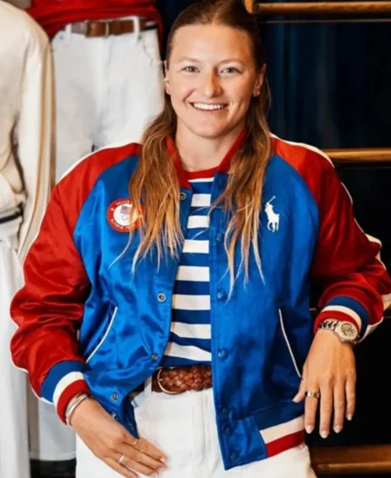 Daniela Moroz Team USA 2024 Olympics Baseball Jacket