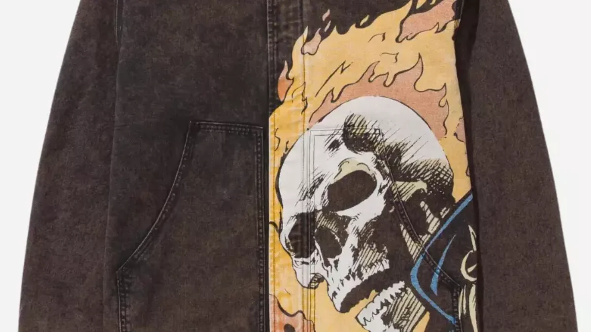 HUF Ghost Rider Work Jacket | Ghost Rider Jacket - Jacket Era