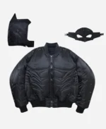 Memento Mori Batman Black Bomber Jacket