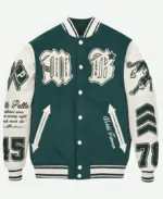 Pelle Pelle Green Varsity Jacket