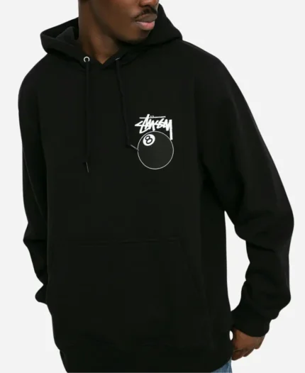 Stussy 8 Ball Black Hoodie