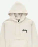 Stussy 8 Ball White Hoodie