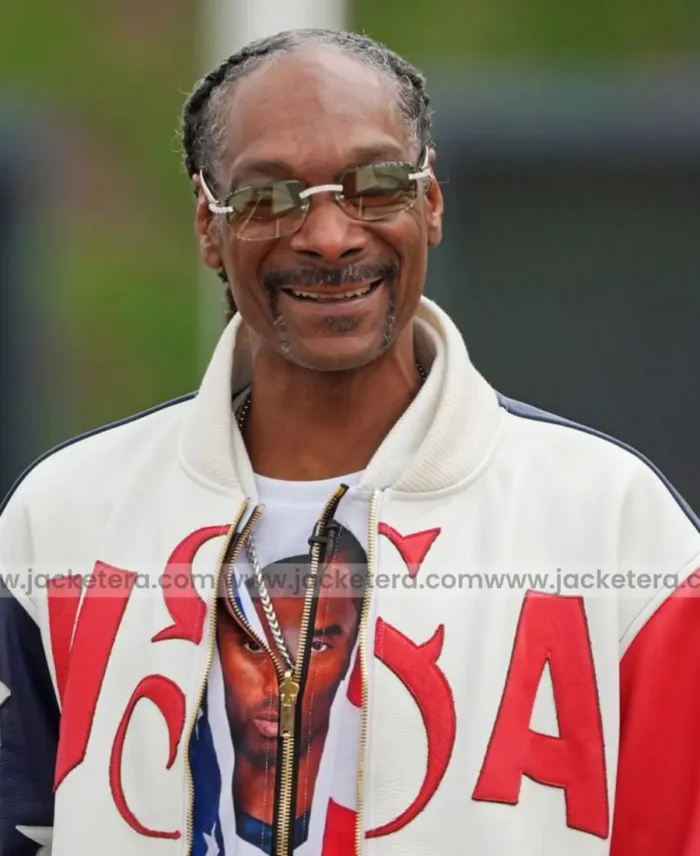 U.S. Olympic 2024 Snoop Dogg Bomber Jacket For Sale