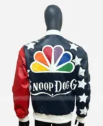 U.S. Olympic Team USA 2024 Snoop Dogg Bomber Leather Jacket