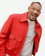 Will Smith Bad Boys Ride or Die Red Jacket Detailing