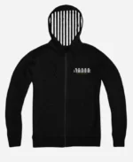 Beetlejuice Its Showtime Striped Hoodie