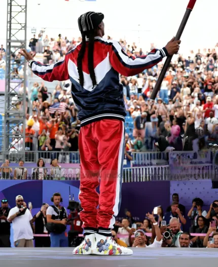 Breaking Paris Olympics 2024 Snoop Dogg Valvet Tracksuit
