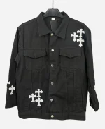 Chrome Hearts Black Denim Jacket
