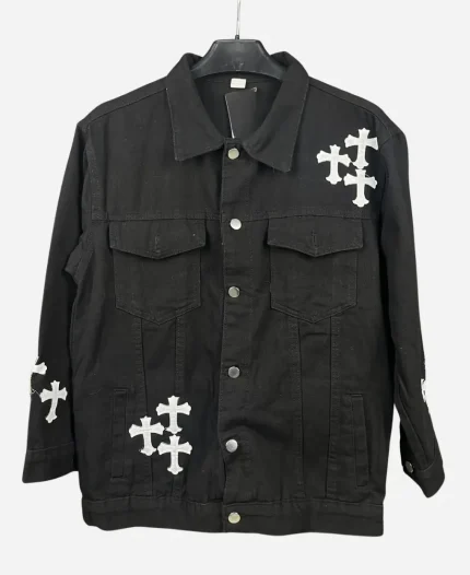 Chrome Hearts Black Denim Jacket