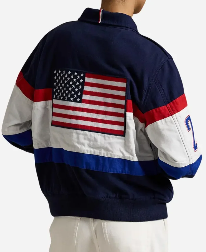 Kendal Jenner Olympics Team USA Flagbearer Jacket