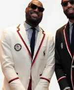 Olympic 2024 Team USA White Blazer