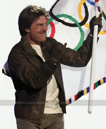 Paris Olympics Closing Ceremony Tom Cruise Stunt Jacket