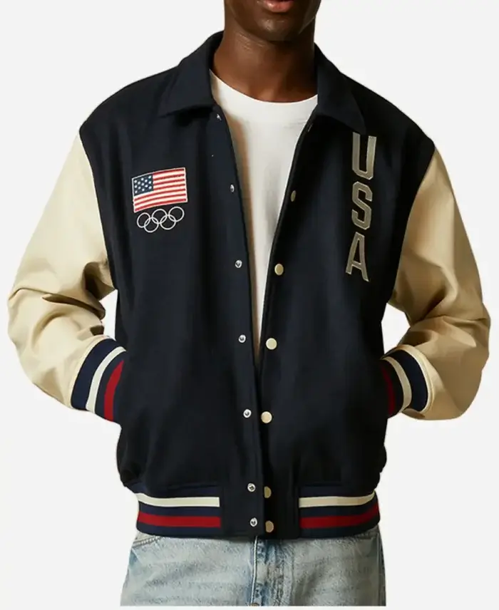 Team USA Olympic 2024 Varsity Jacket