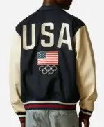 Team USA Olympic Blue Varsity Jacket