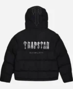 Trapstar Puffer Hooded Black Jacket