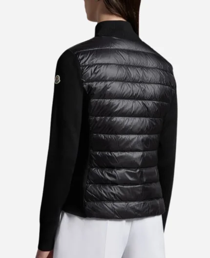 Abby Lift 2024 Gugu Mbatha Black Puffer Jacket Back