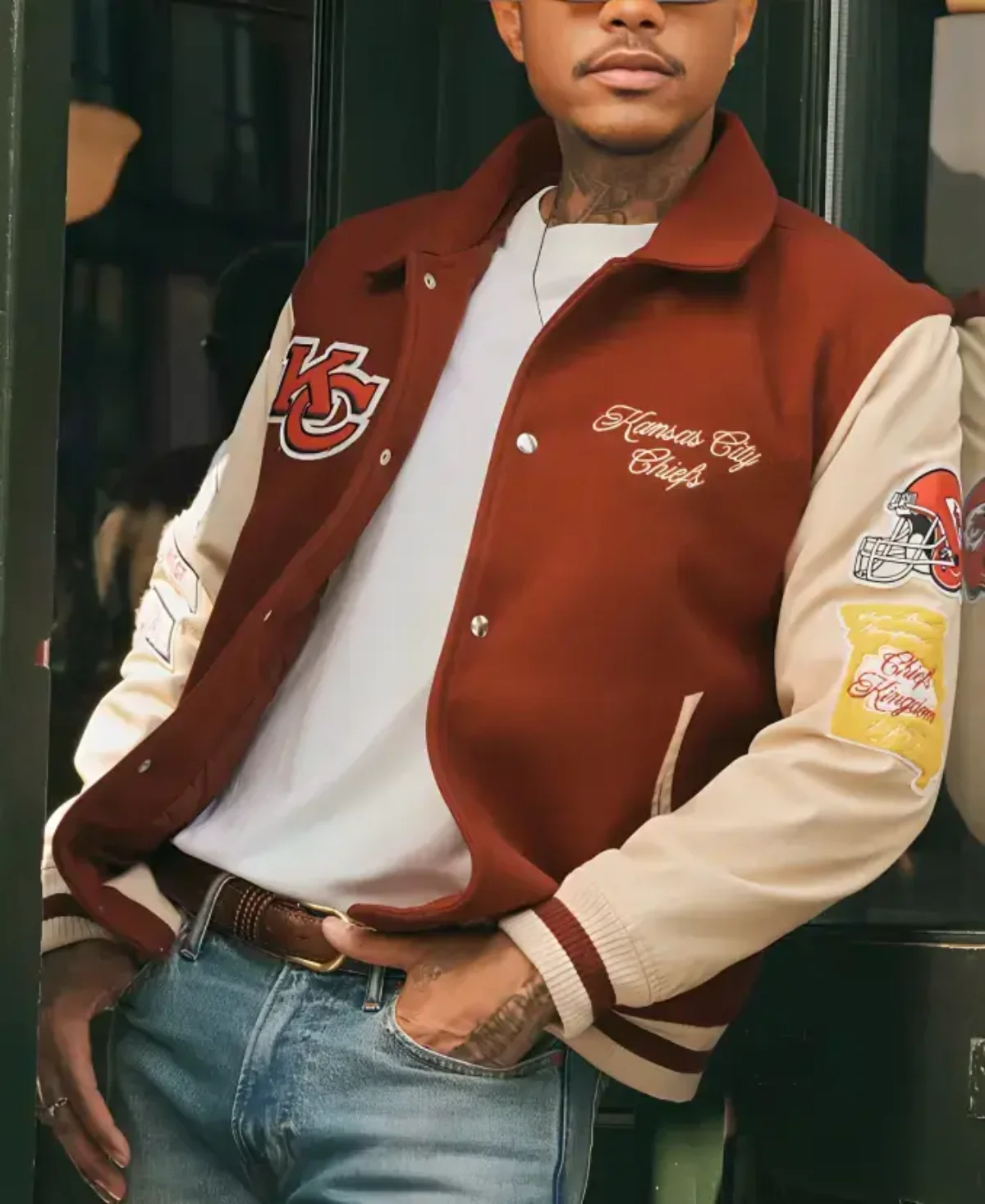 Abercrombie Chiefs Jacket | Kansas City Chiefs Varsity Jacket