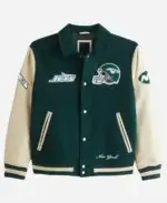 Abercrombie New York Jets Varsity Jacket Front