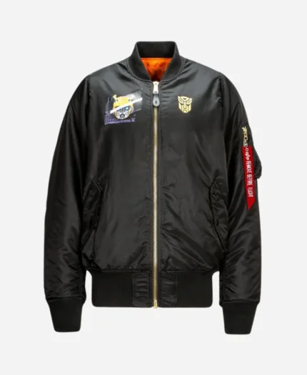 Alpha MA-1 Transformers Flight Black Jacket