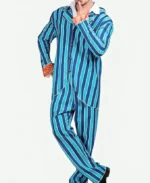 Austin Power Pinstripe Blue Tracksuit Front