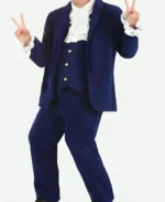 Austin Powers Blue Velvet Suit Front