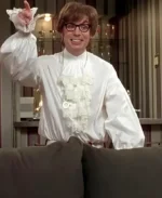 Austin Powers White Ruffle Shirt