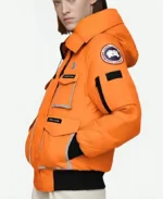 Canada Goose OVO Chilliwack Orange Bomber Hooded Jacket Side