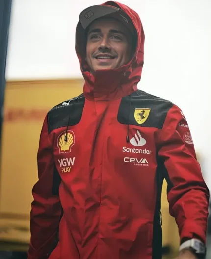 Charles Leclerc Belgian Grand Prix 2023 Ferrari Jacket