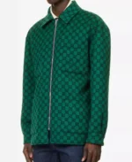 Cristiano Ronaldo Green Boxing Match Jacket