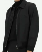 David Lee Black Bomber Jacket