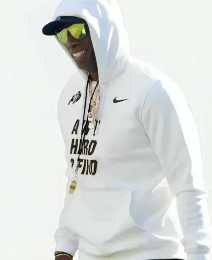 Deion Sanders College Gameday 2023 I Ain’t Hard 2 Find White Hoodie