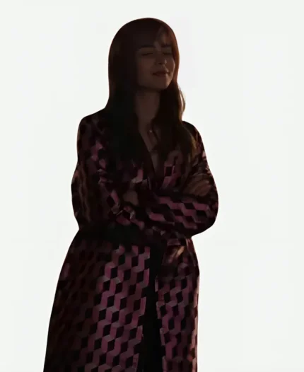 Emily In Paris S03 Lily Collins Damita Coat