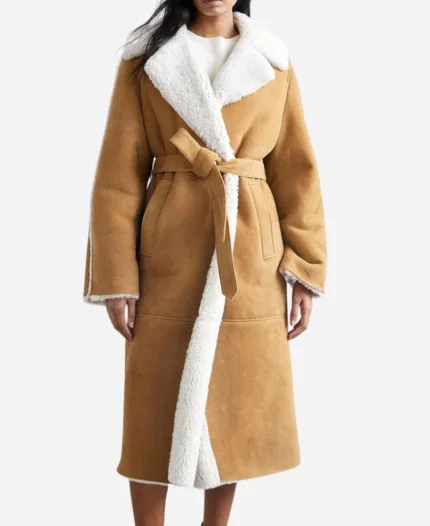 Emily In Paris S04 Camille Japy Shearling Coat