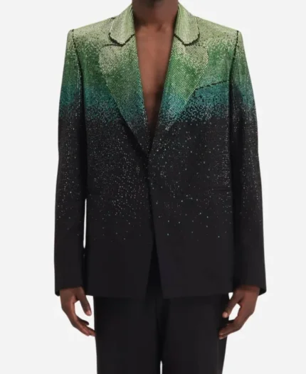 Emily In Paris S04 Samuel Arnold Gradient Embellished Blazer