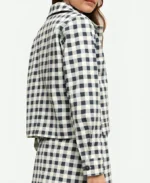 Emily in Paris S04 Lily Collins Plaid Cropped Jacket