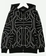 Eminem Houdini 2024 Black Hoodie Jacket Front