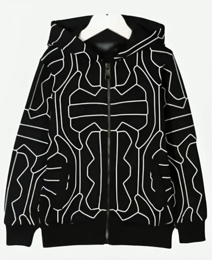 Eminem Houdini 2024 Black Hoodie Jacket Front