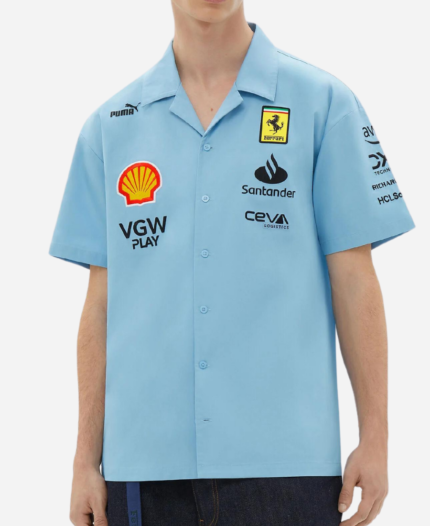 Ferrari Racing Miami Grand Prix Blue Shirt