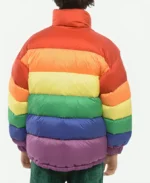 Gooba 69 Puffer Down Rainbow Jacket For Sale