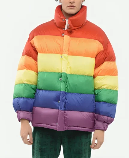 Gooba 69 Rainbow Puffer Jacket