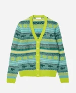 Green Fair Isle Cardigan