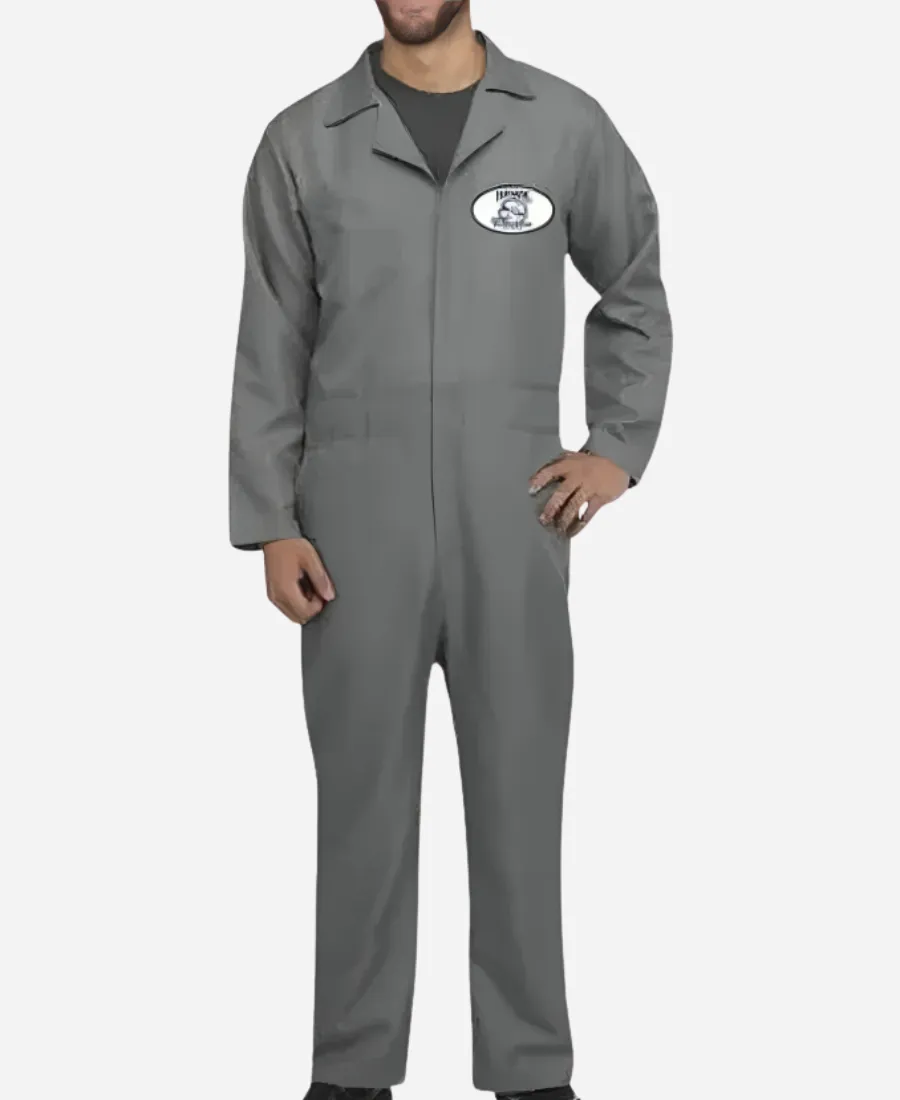 Hawk Tuah Grey Halloween Full Sleeves Jumpsuit Costume Hawk Tuah Halloween Jumpsuit Costume