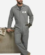 Hawk Tuah Grey Halloween Full Sleeves Jumpsuit Costume