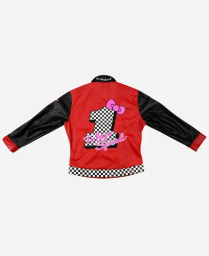 Hello Kitty Tokyo Speed Moto Red Racing Leather Jacket